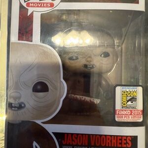 Funko Pop Horror Figure with Red and Black Accents